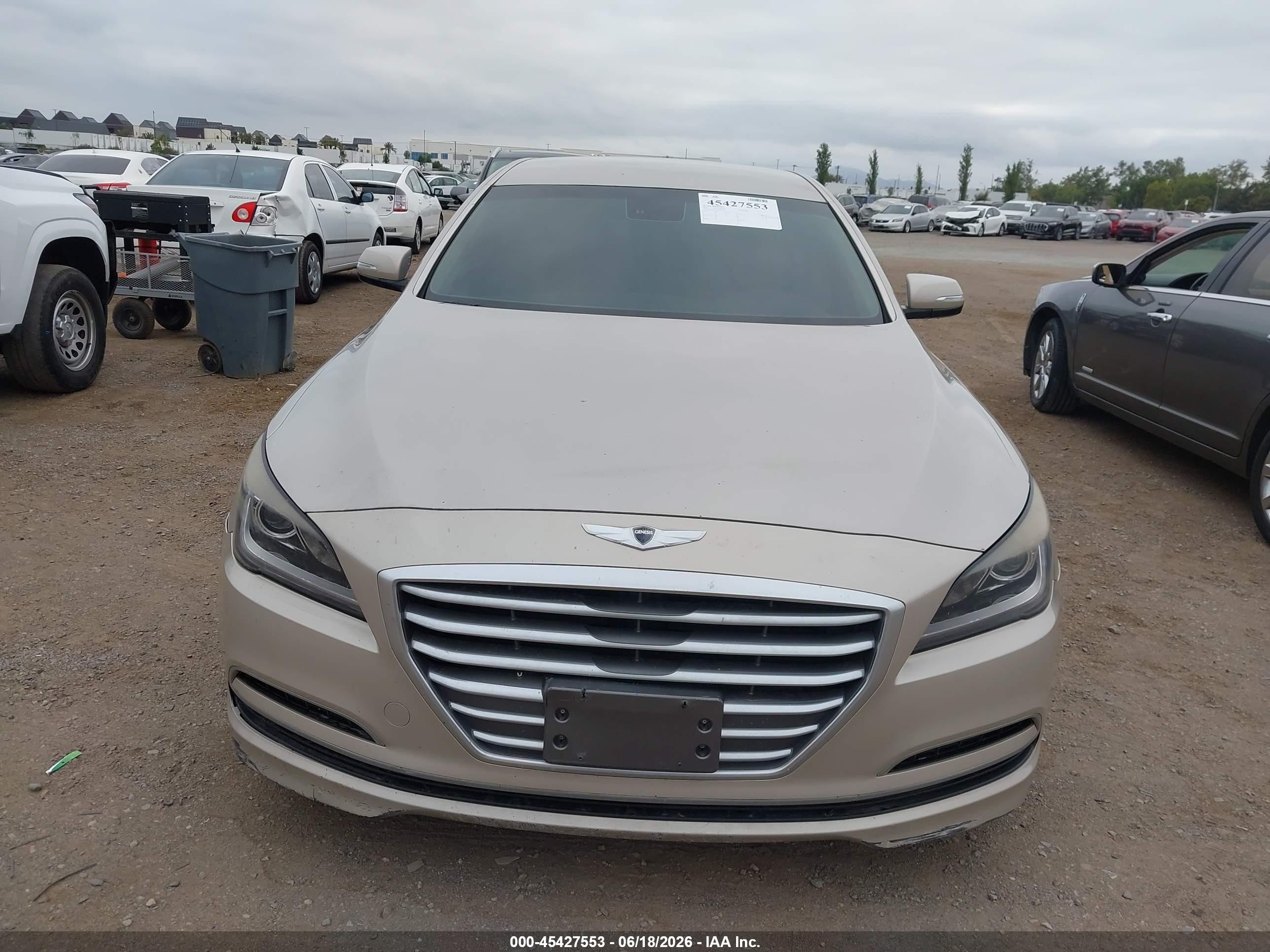 2015 Hyundai Genesis 3.8 Gold vin: KMHGN4JE7FU038372