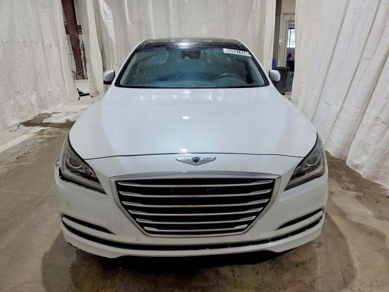 2015 Hyundai Genesis 3.8l White vin: KMHGN4JE7FU042910
