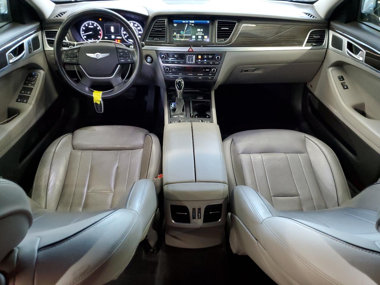 2015 Hyundai Genesis 3.8l Silver vin: KMHGN4JE7FU075079