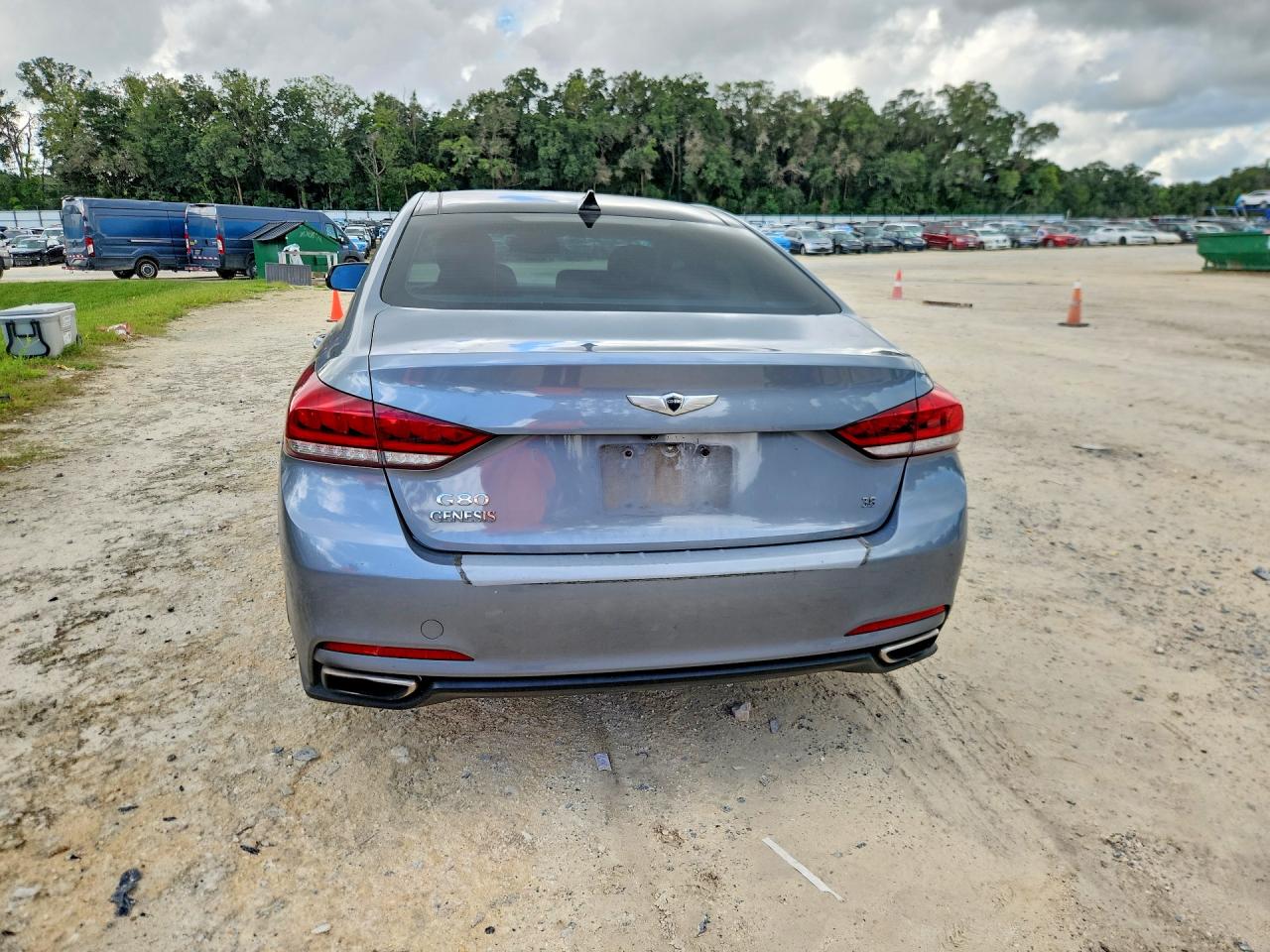 2015 Hyundai Genesis 3.8l Gray vin: KMHGN4JE7FU082260