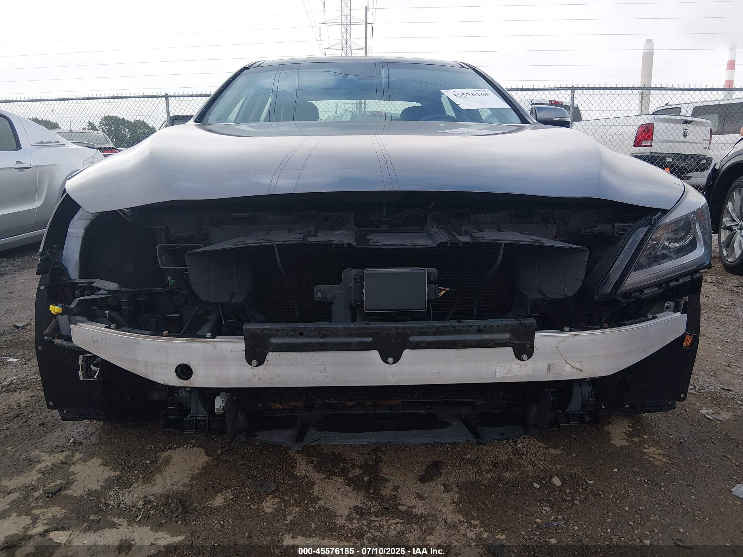 2015 Hyundai Genesis 3.8 Gray vin: KMHGN4JE7FU086227