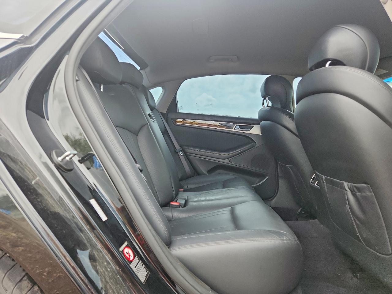 2016 Hyundai Genesis 3.8l Black vin: KMHGN4JE7GU132687