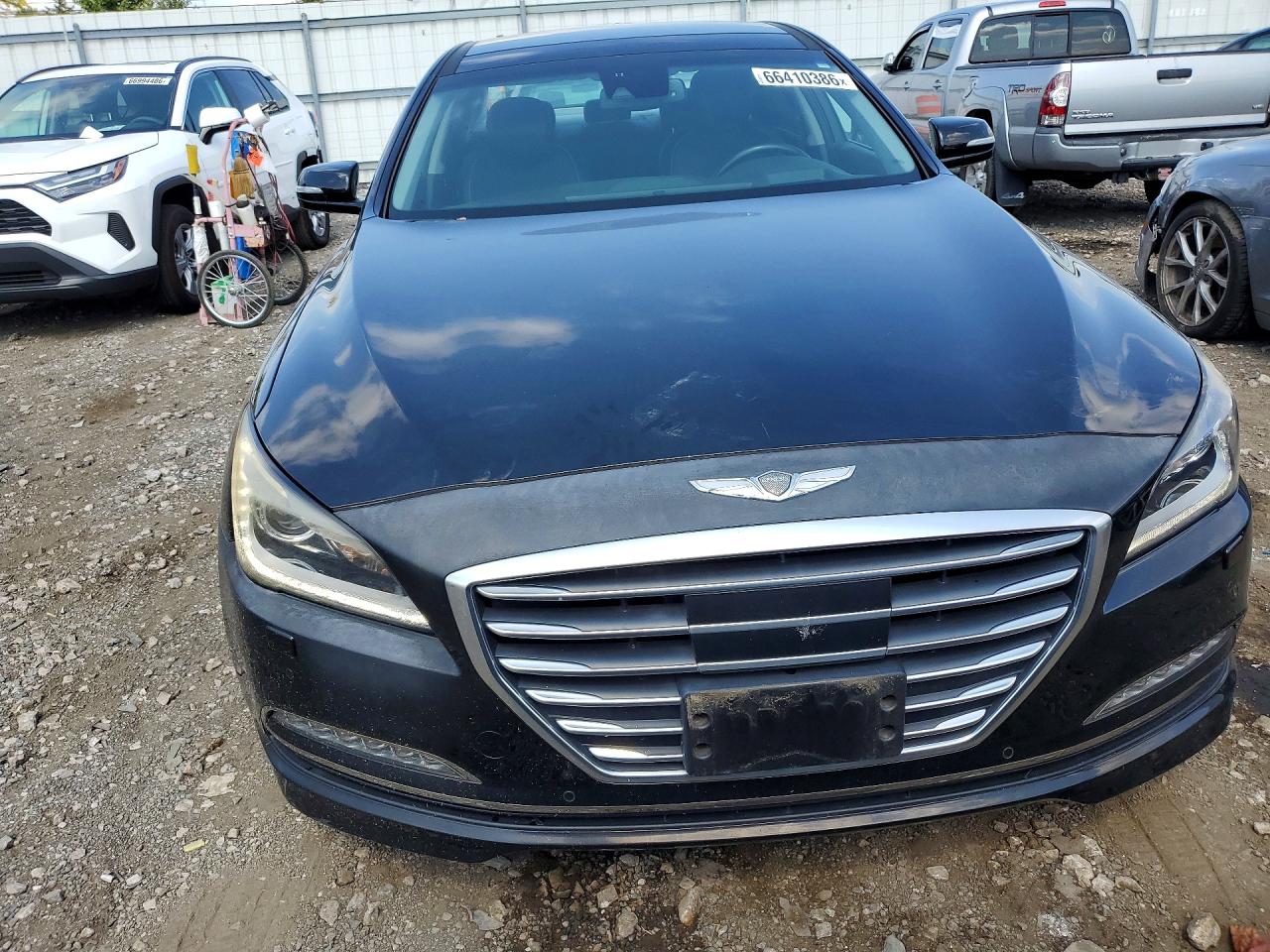 2017 Genesis G80 3.8 Черный vin: KMHGN4JE7HU201413