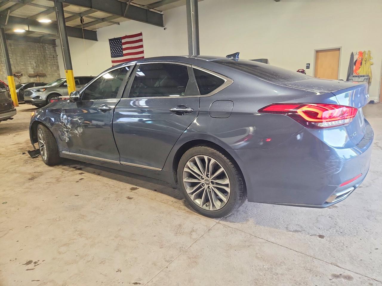 2015 Hyundai Genesis 3.8l Blue vin: KMHGN4JE8FU024576