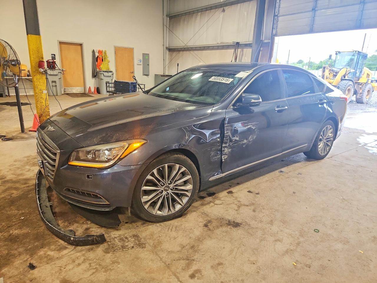 2015 Hyundai Genesis 3.8l Blue vin: KMHGN4JE8FU024576