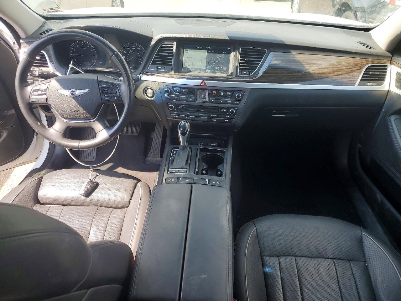 2015 Hyundai Genesis 3.8l Белый vin: KMHGN4JE8FU033987