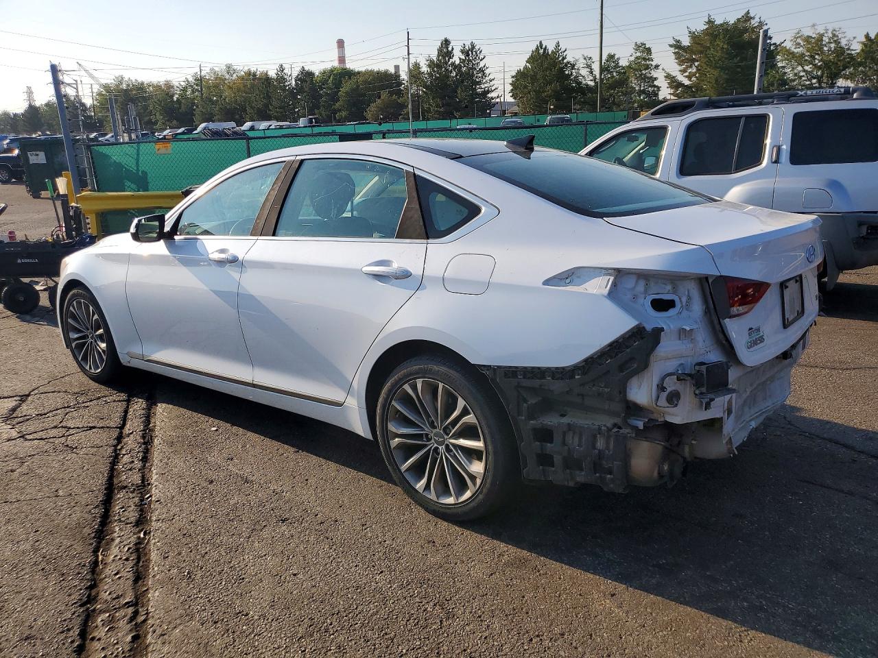 2015 Hyundai Genesis 3.8l Белый vin: KMHGN4JE8FU033987