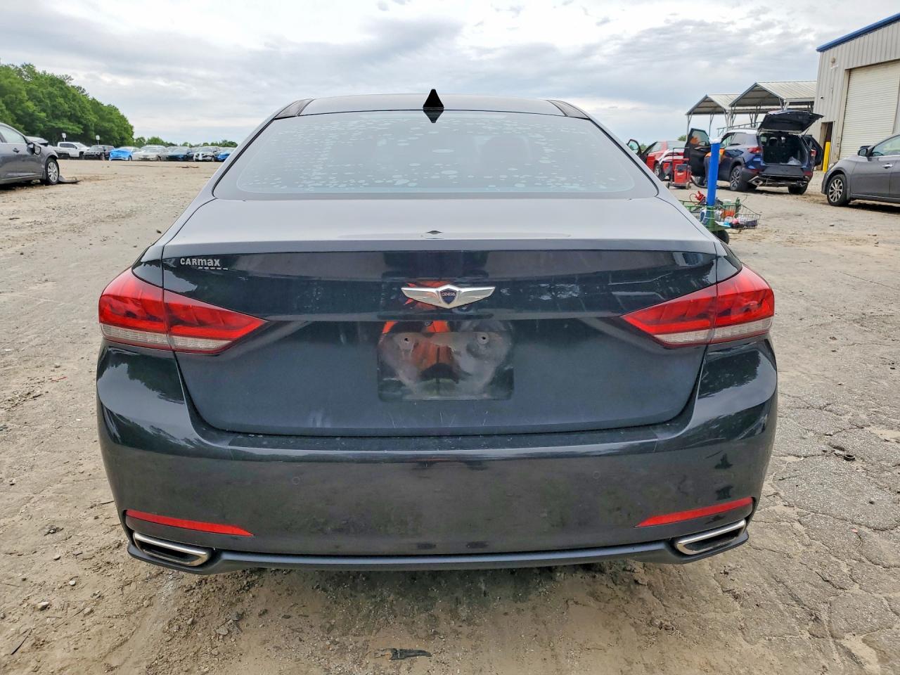 2015 Hyundai Genesis 3.8l Silver vin: KMHGN4JE8FU055228