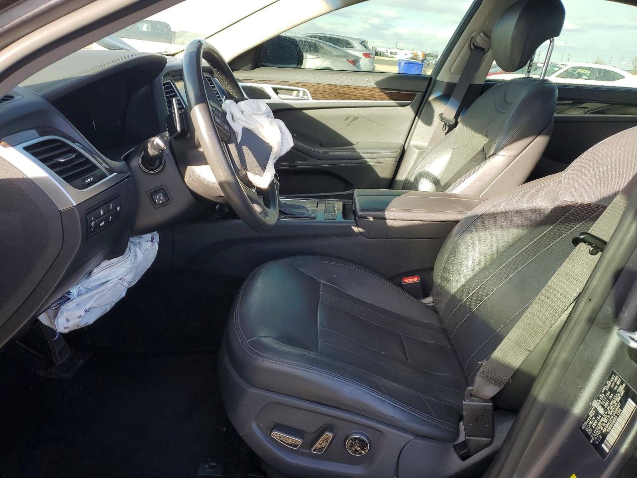 2015 Hyundai Genesis 3.8l Gray vin: KMHGN4JE8FU068447