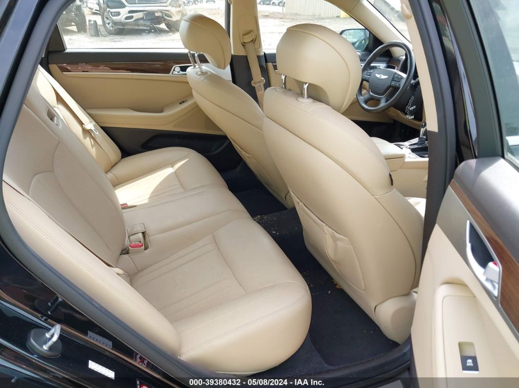 2015 Hyundai Genesis 3.8 Black vin: KMHGN4JE8FU080257