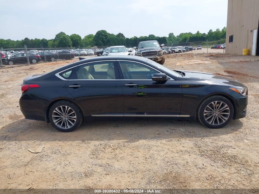 2015 Hyundai Genesis 3.8 Black vin: KMHGN4JE8FU080257