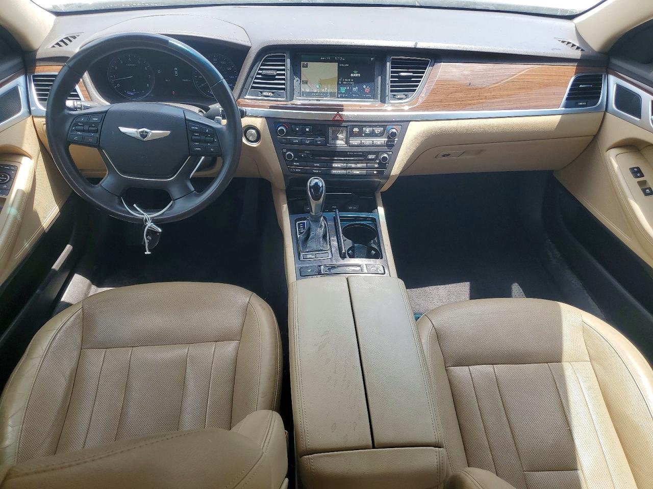 2015 Hyundai Genesis 3.8l Black vin: KMHGN4JE8FU080257