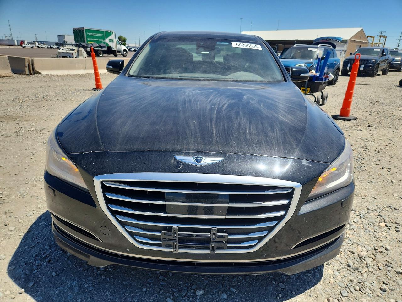2015 Hyundai Genesis 3.8l Black vin: KMHGN4JE9FU017104