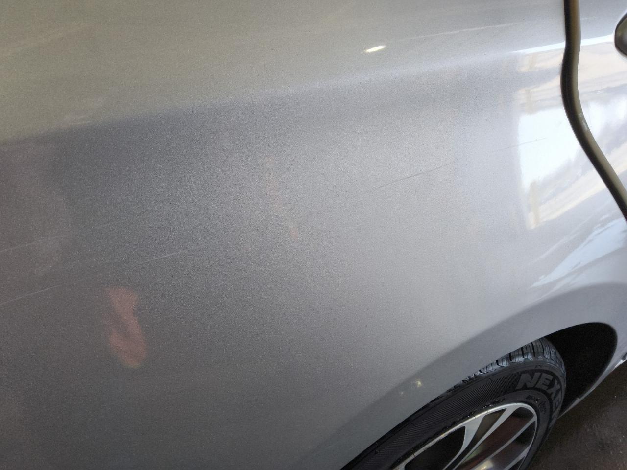 2015 Hyundai Genesis 3.8l Silver vin: KMHGN4JE9FU021914 Damage: Right Qtr Panel, Heavy Scratch, > 12 Inches