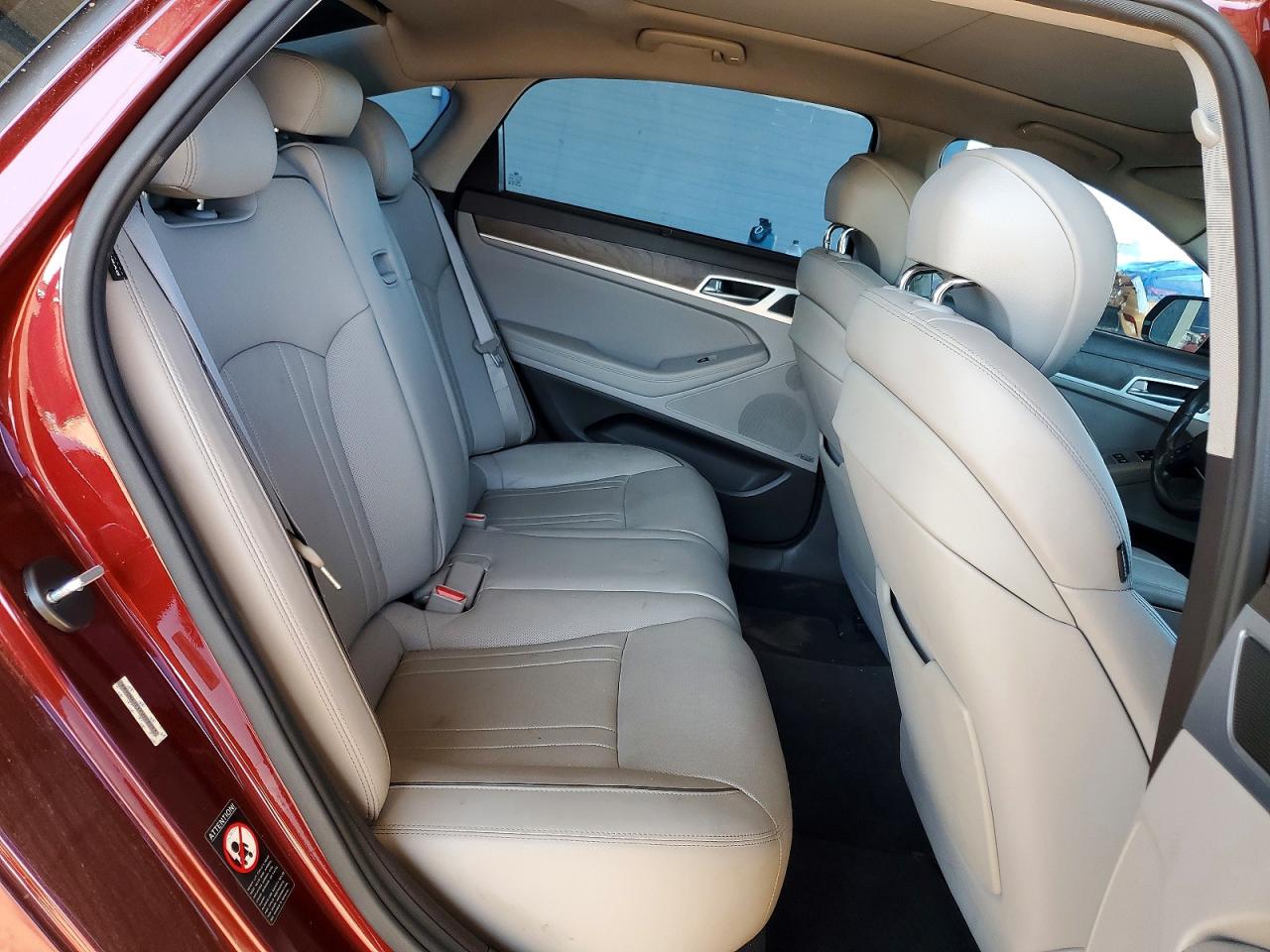 2015 Hyundai Genesis 3.8l Burgundy vin: KMHGN4JEXFU028063