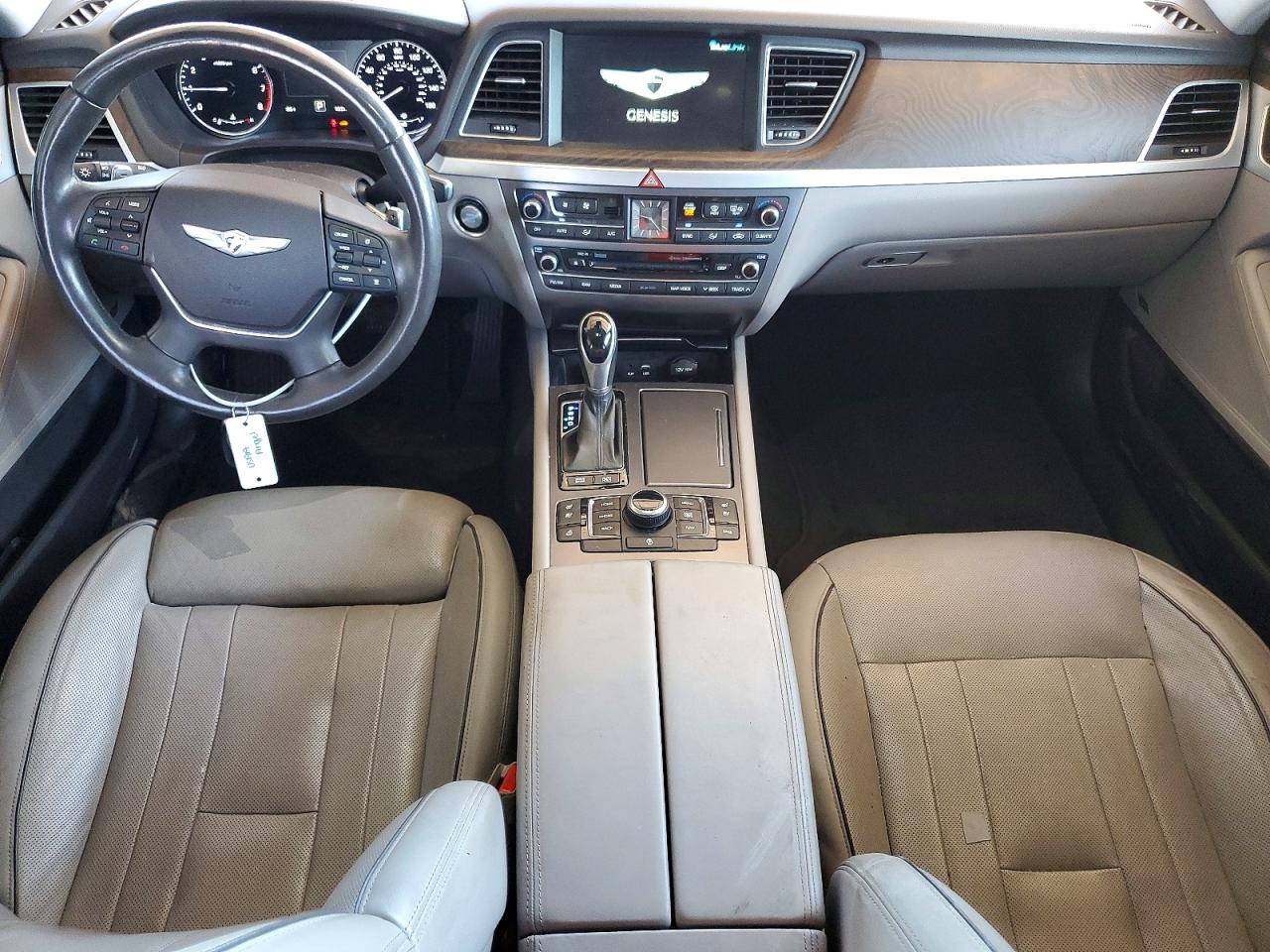 2015 Hyundai Genesis 3.8l Burgundy vin: KMHGN4JEXFU028063