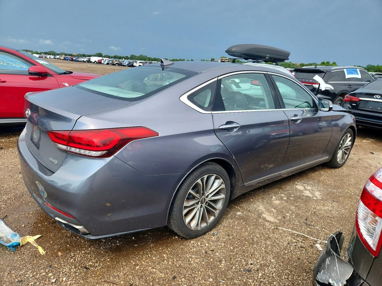 2015 Hyundai Genesis 3.8l Gray vin: KMHGN4JEXFU036180