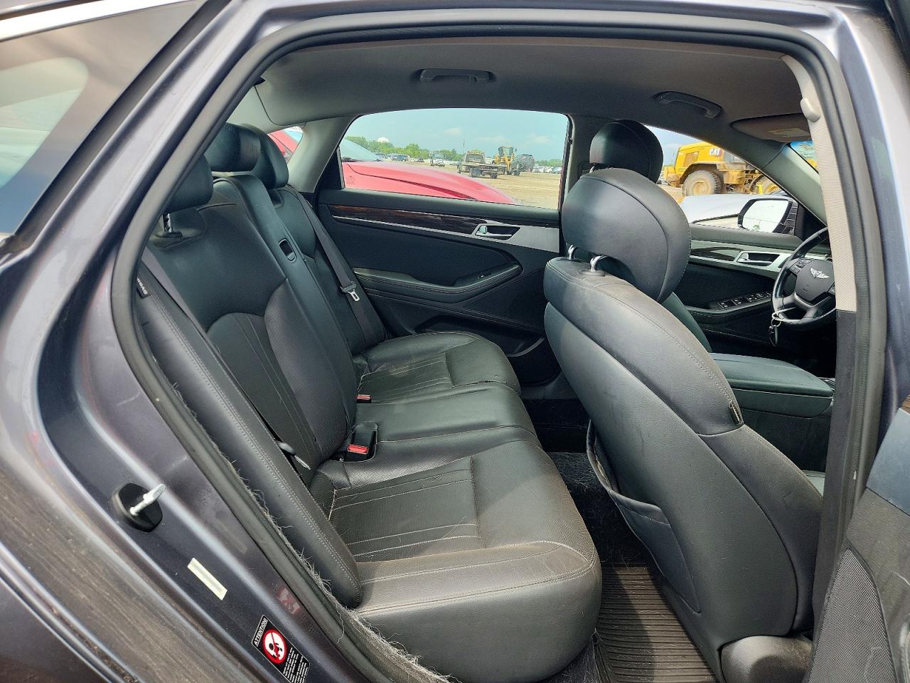 2015 Hyundai Genesis 3.8l Gray vin: KMHGN4JEXFU036180