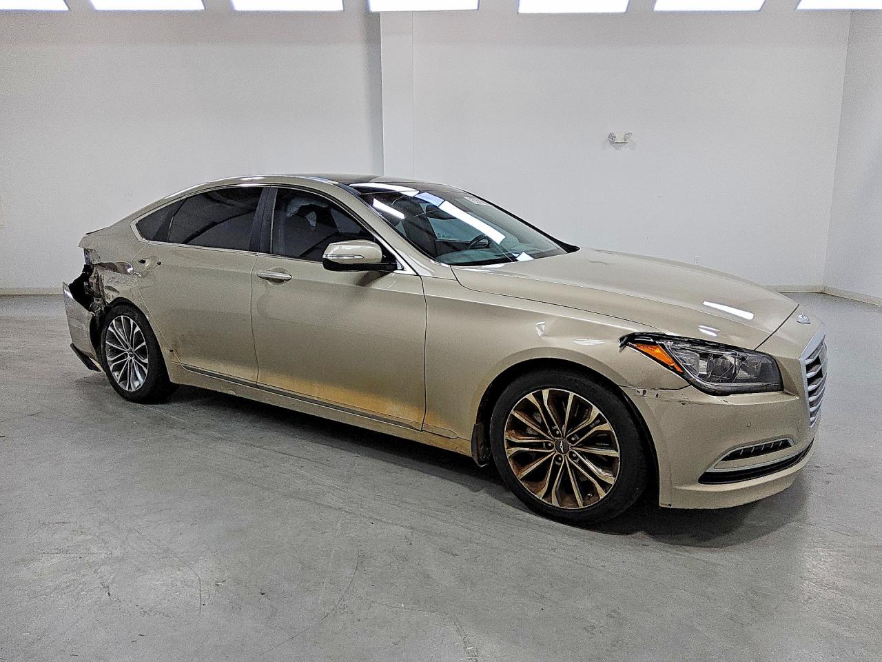 2015 Hyundai Genesis 3.8l Бежевый vin: KMHGN4JEXFU075223