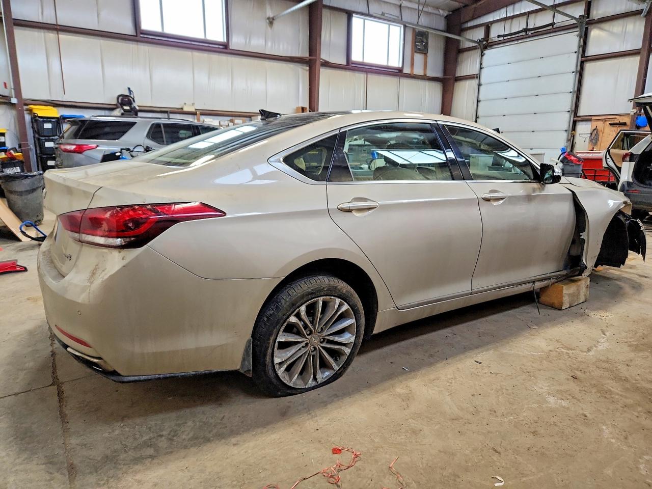 2015 Hyundai Genesis 3.8l Gold vin: KMHGN4JEXFU078753
