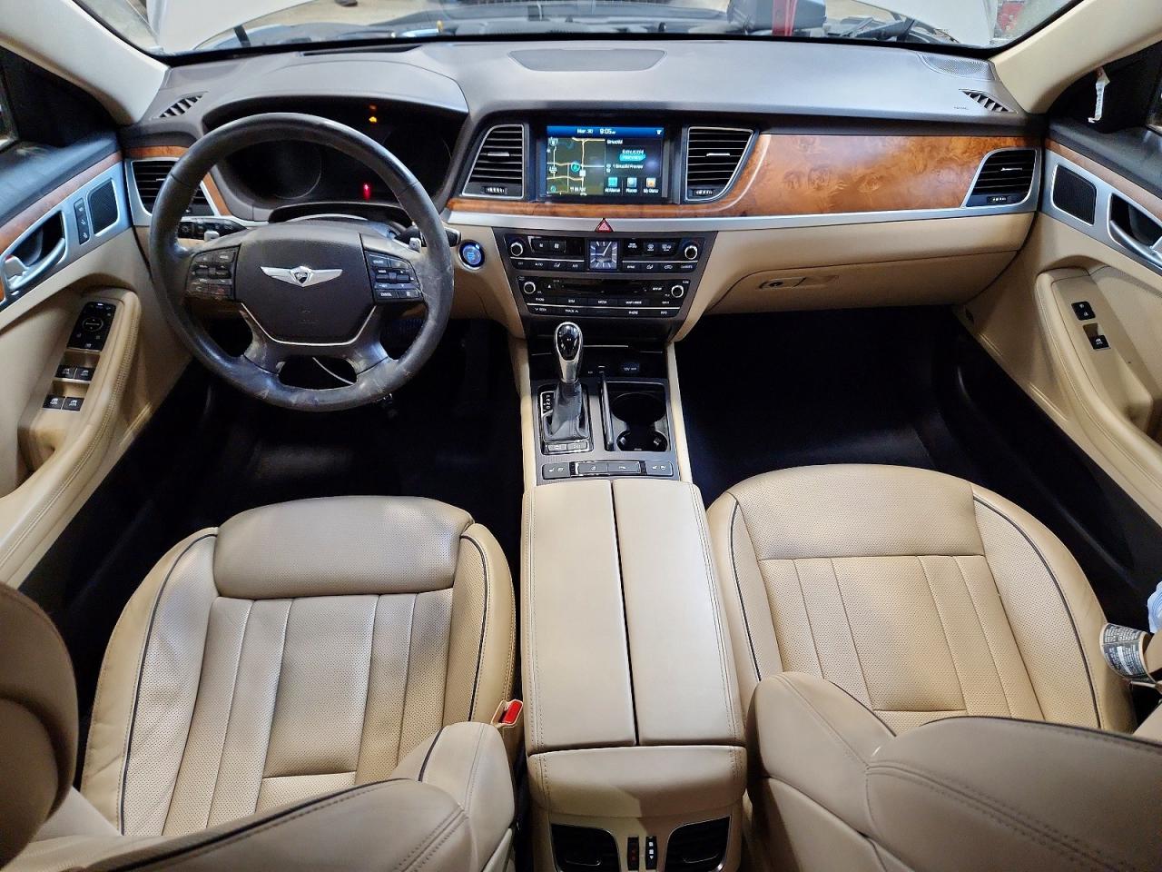 2015 Hyundai Genesis 3.8l Gold vin: KMHGN4JEXFU078753