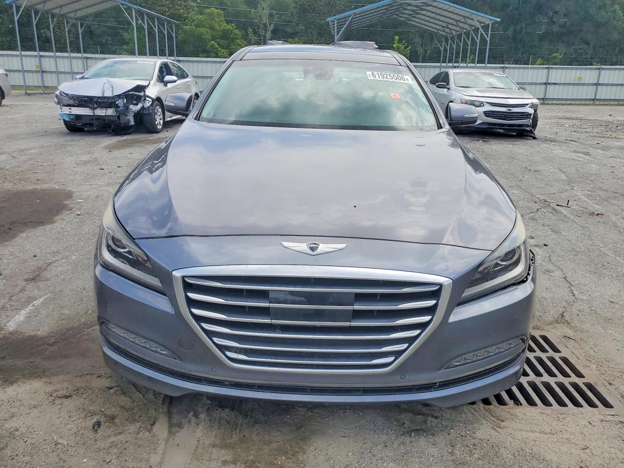 2015 Hyundai Genesis 3.8l Black vin: KMHGN4JEXFU081958
