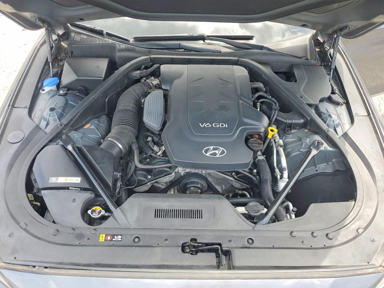 2015 Hyundai Genesis 3.8l Black vin: KMHGN4JEXFU081958