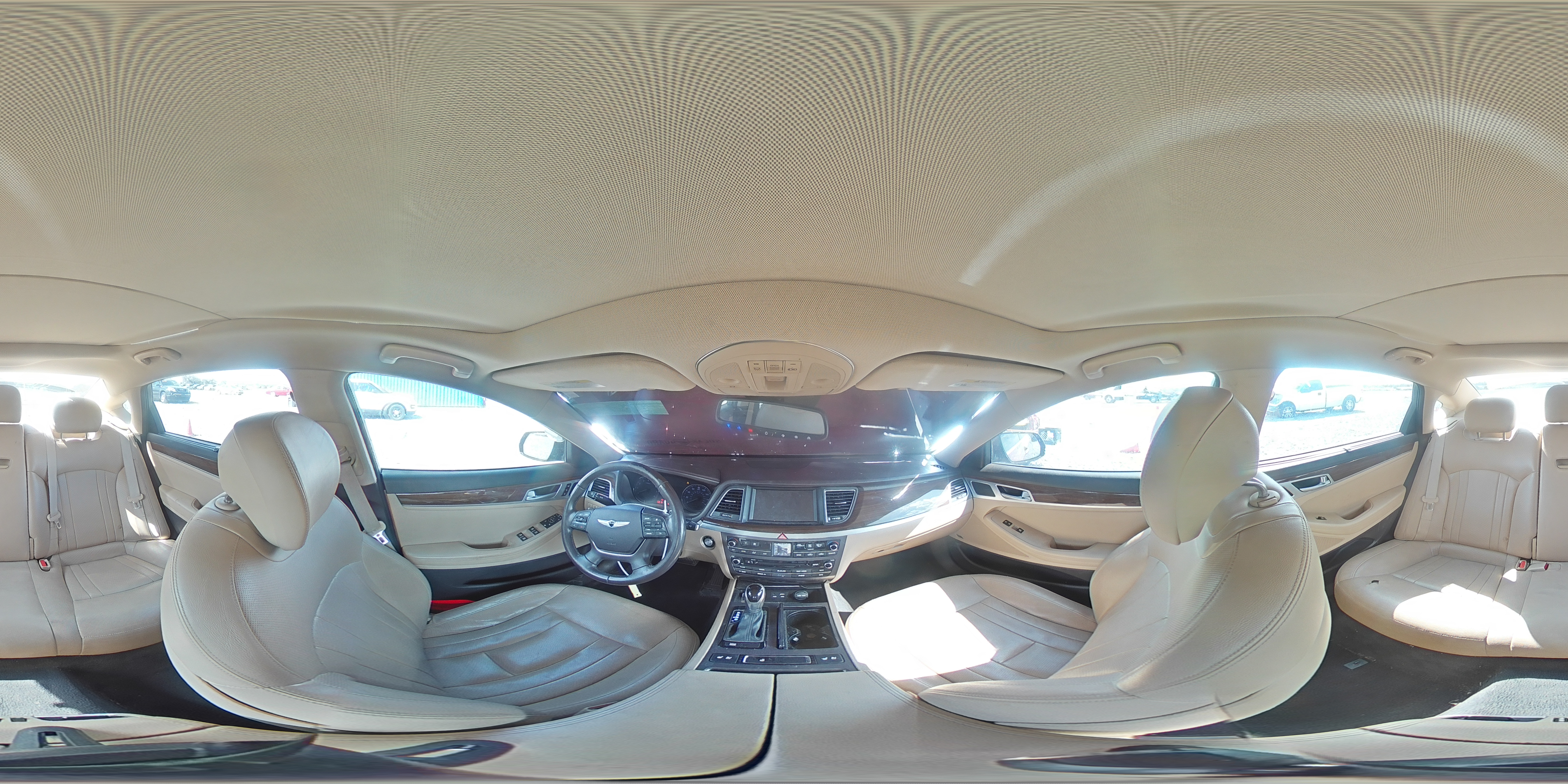 2015 Hyundai Genesis 3.8l Burgundy vin: KMHGN4JEXFU089090