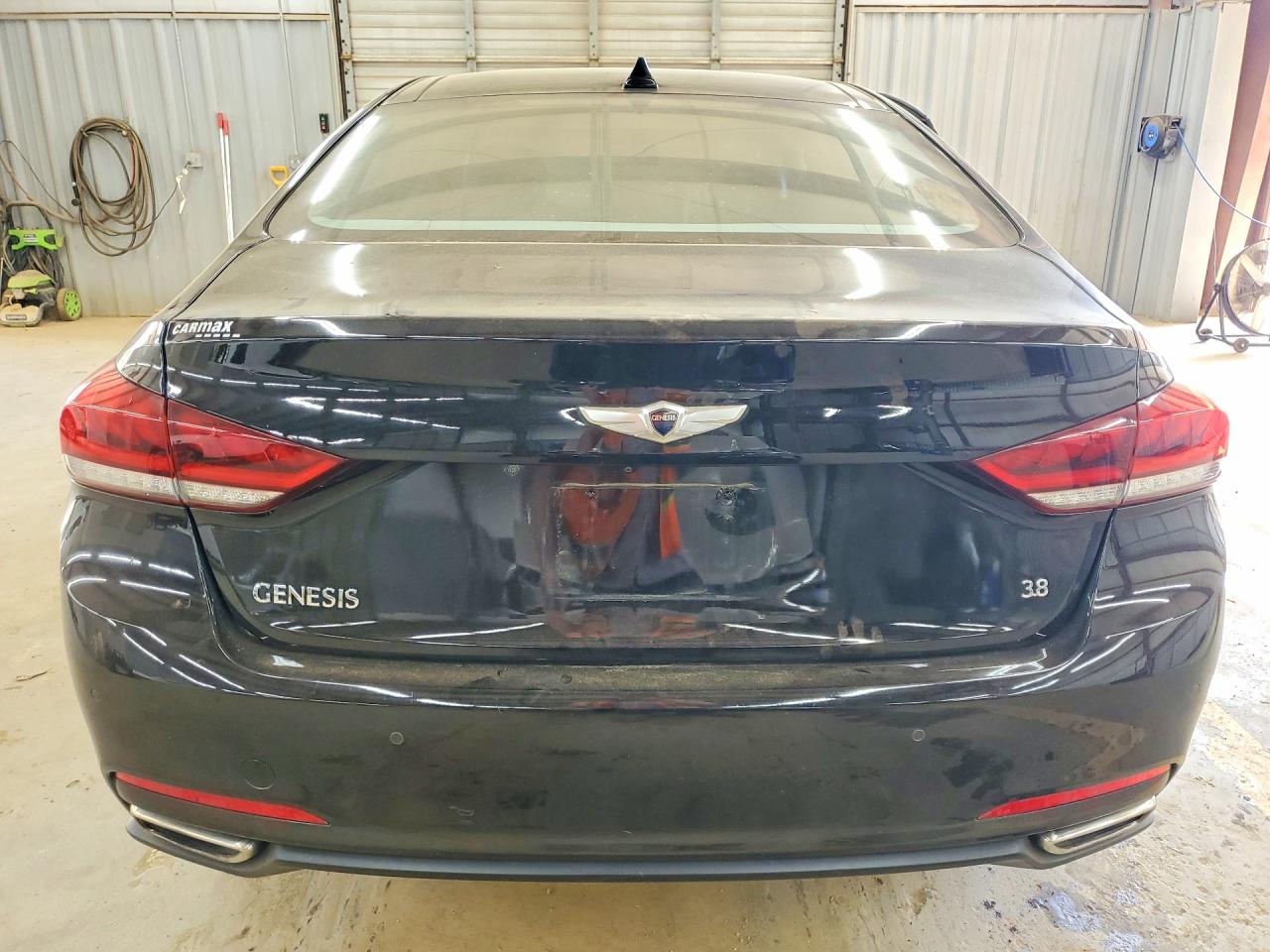2015 Hyundai Genesis 3.8l Black vin: KMHGN4JEXFU092345