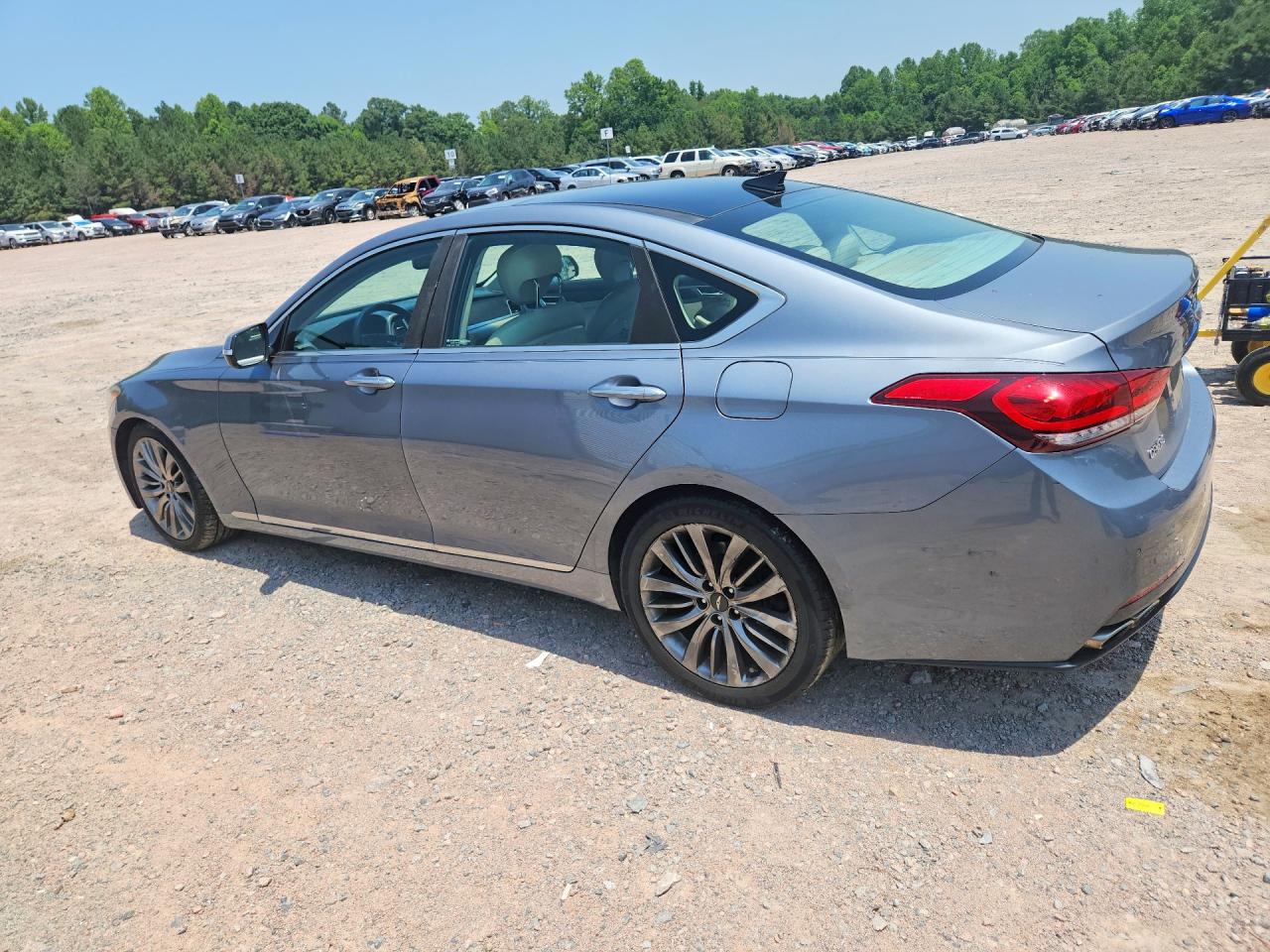 2015 Hyundai Genesis Gray vin: KMHGN4JF1FU018501