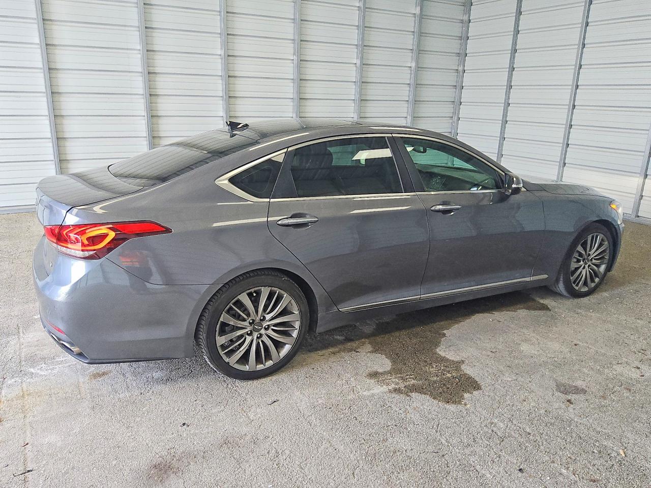 2015 Hyundai Genesis 5.0l Gray vin: KMHGN4JF1FU062207