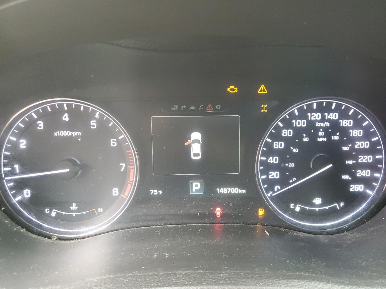 2015 Hyundai Genesis 5.0l White vin: KMHGN4JF2FU017535 Damage: Warning Light - Engine, On, Unacceptable