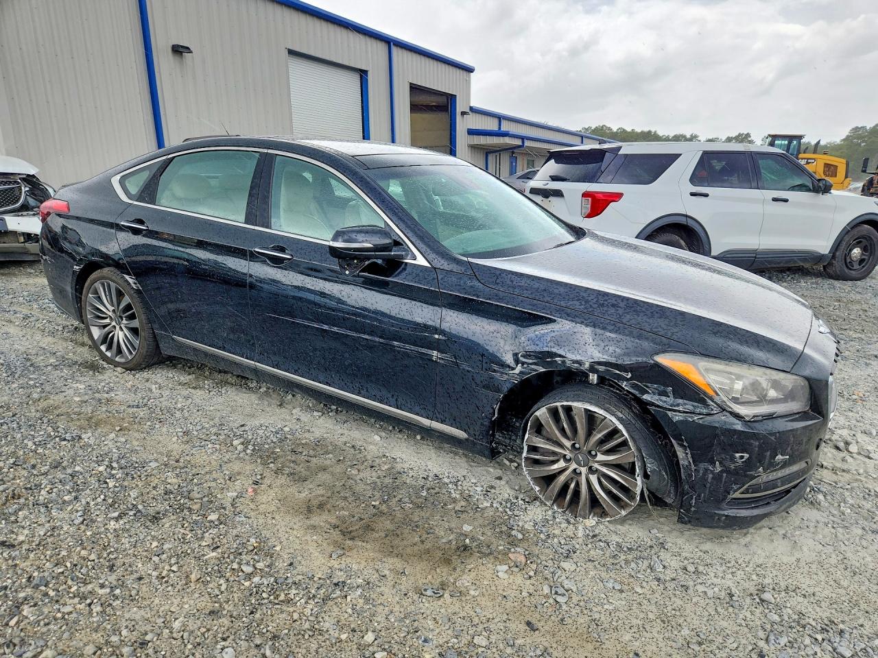 2015 Hyundai Genesis 5.0l Black vin: KMHGN4JF2FU021522