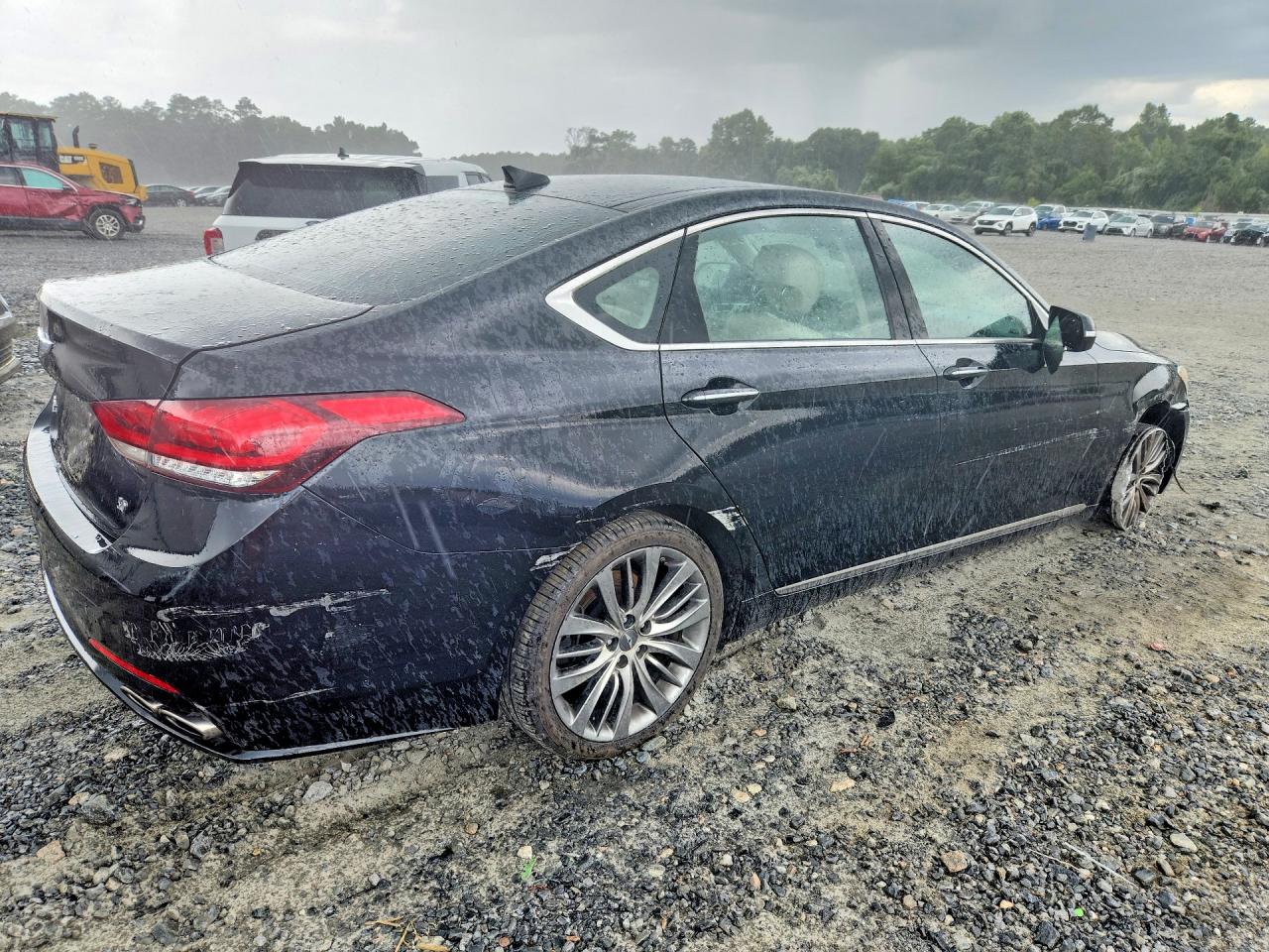 2015 Hyundai Genesis 5.0l Black vin: KMHGN4JF2FU021522