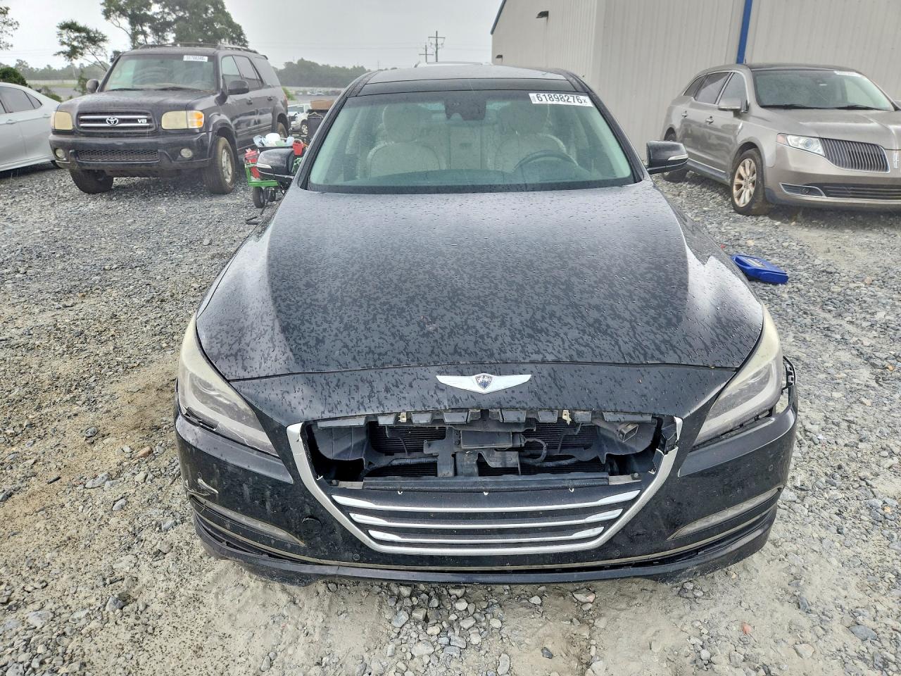 2015 Hyundai Genesis 5.0l Black vin: KMHGN4JF2FU021522