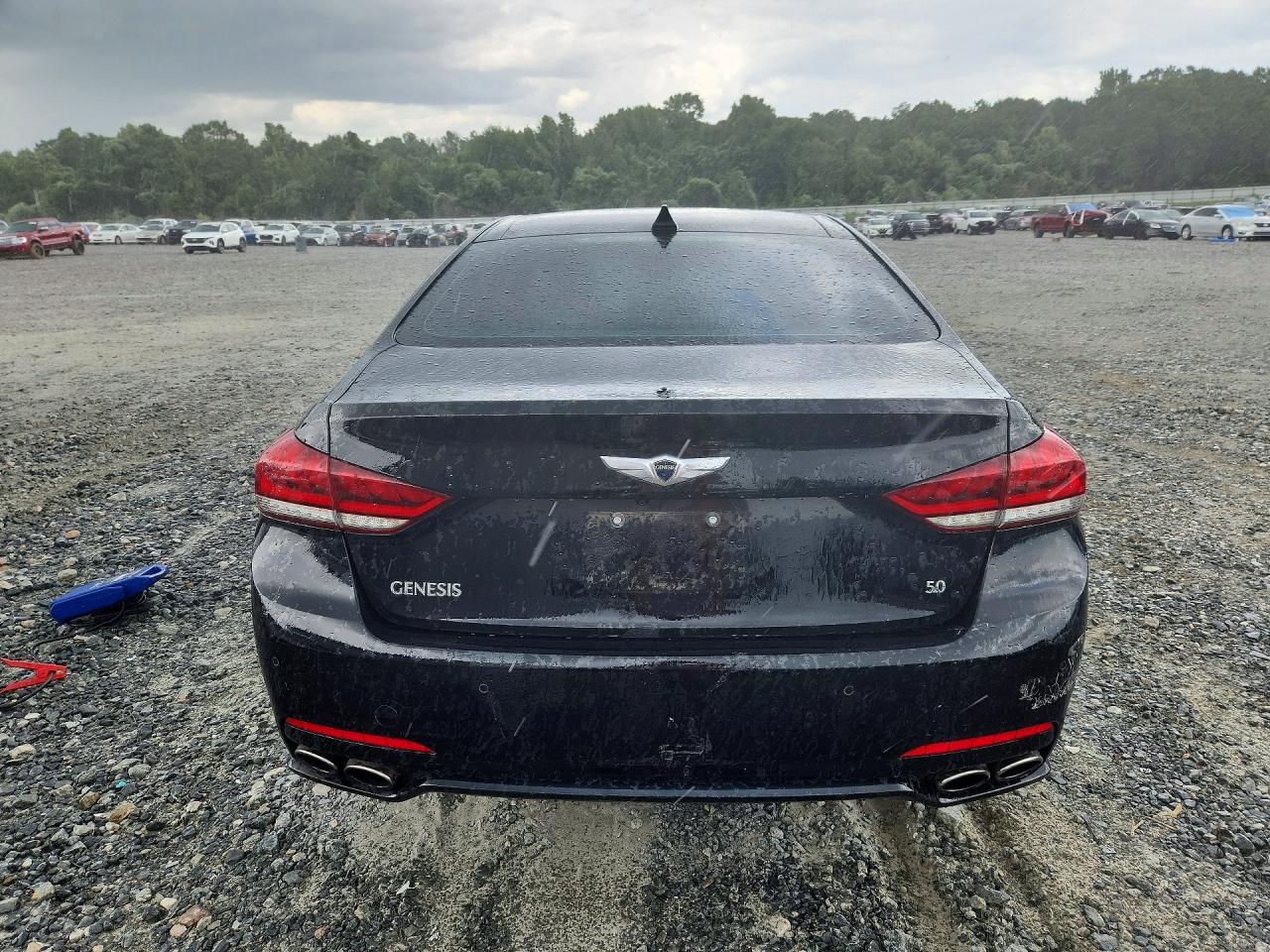 2015 Hyundai Genesis 5.0l Black vin: KMHGN4JF2FU021522