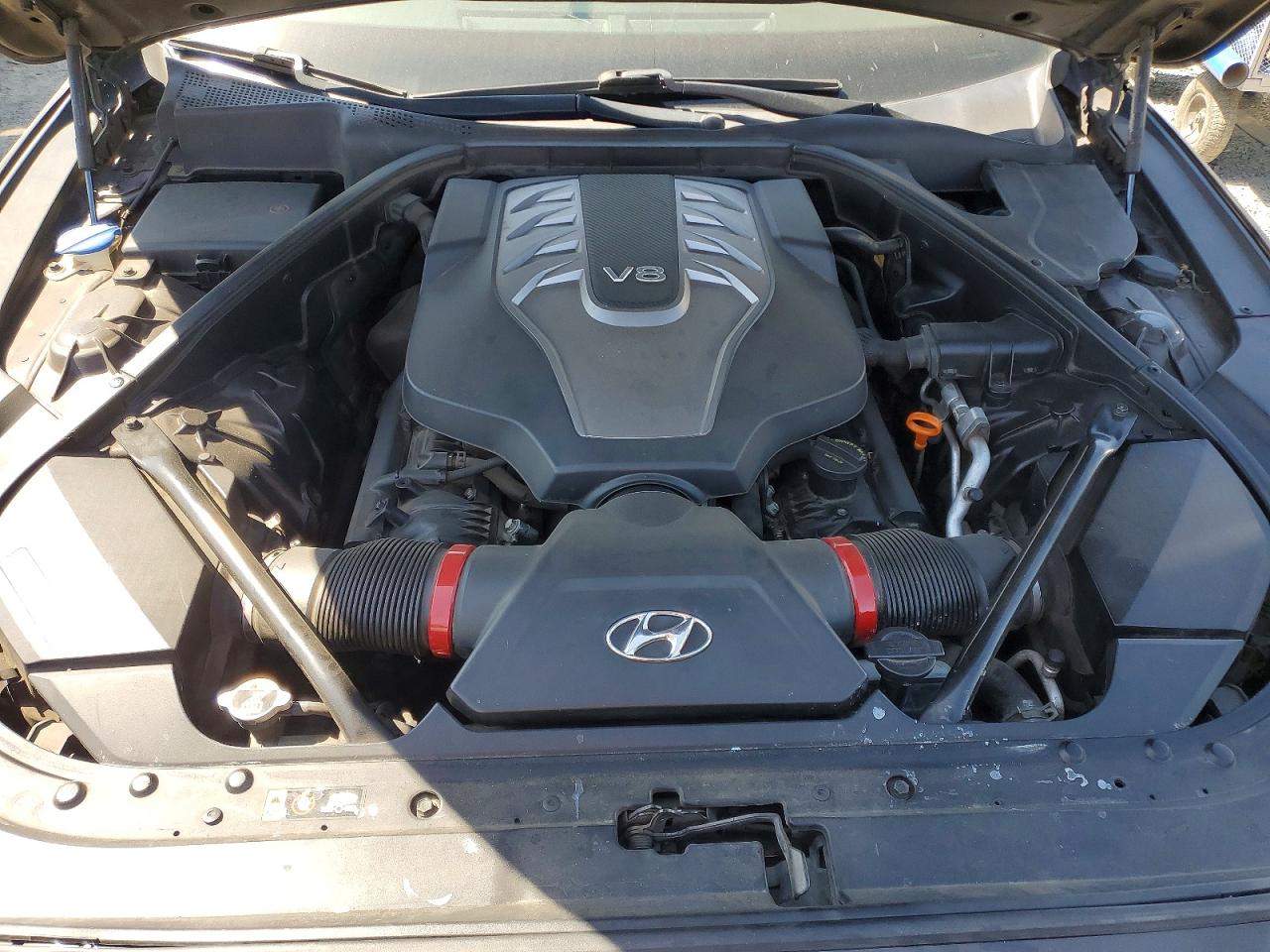 2015 Hyundai Genesis 5.0l Brown vin: KMHGN4JF2FU035680