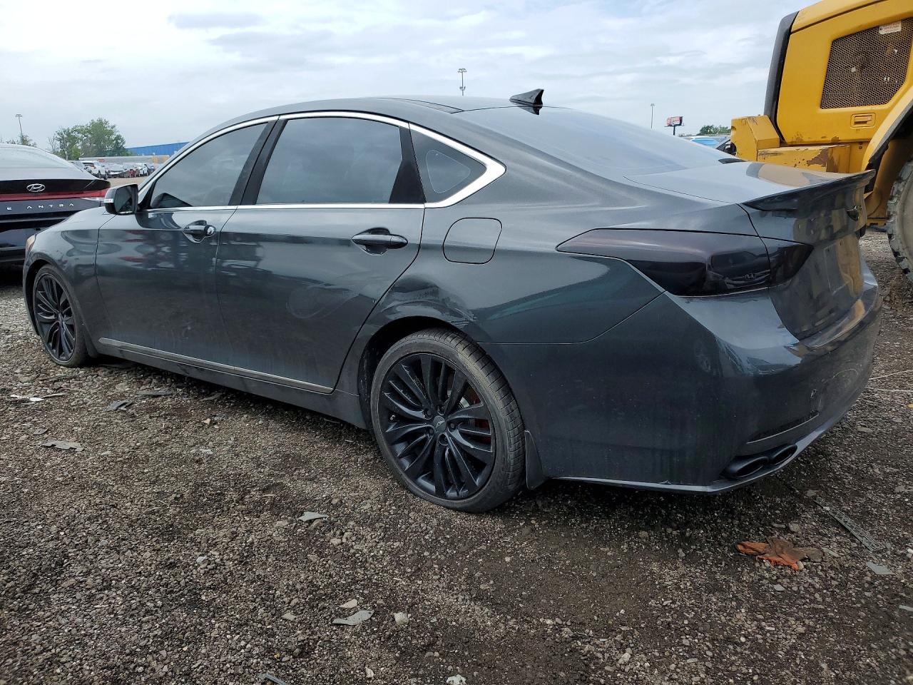 2015 Hyundai Genesis 5.0l Charcoal vin: KMHGN4JF2FU055931