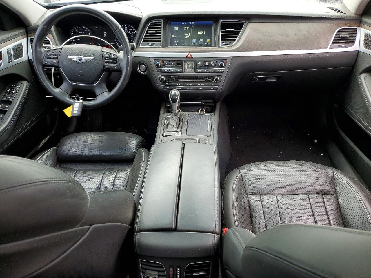2015 Hyundai Genesis 5.0l Charcoal vin: KMHGN4JF2FU055931