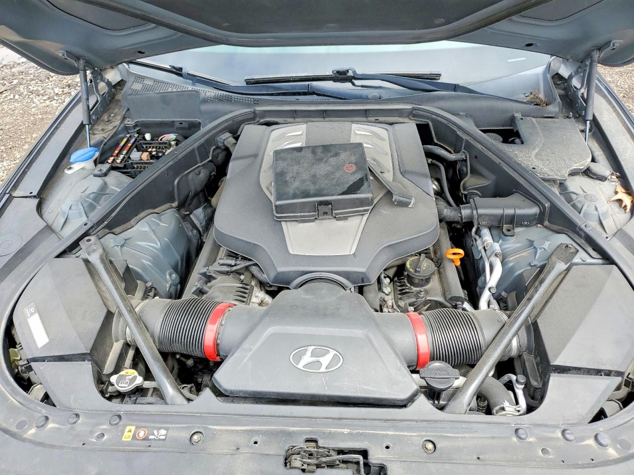 2015 Hyundai Genesis 5.0l Charcoal vin: KMHGN4JF2FU055931