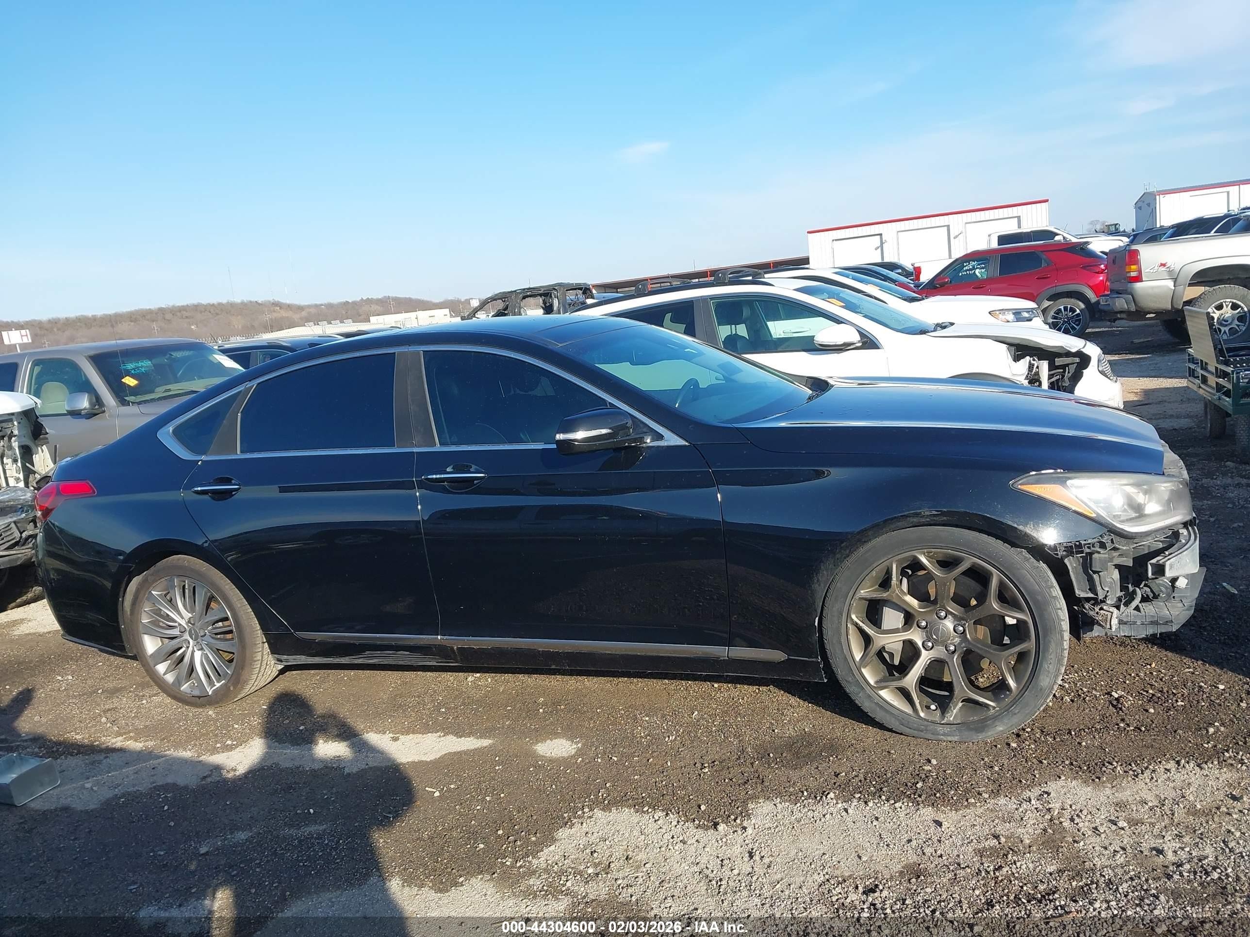 2015 Hyundai Genesis 5.0 Black vin: KMHGN4JF3FU092096