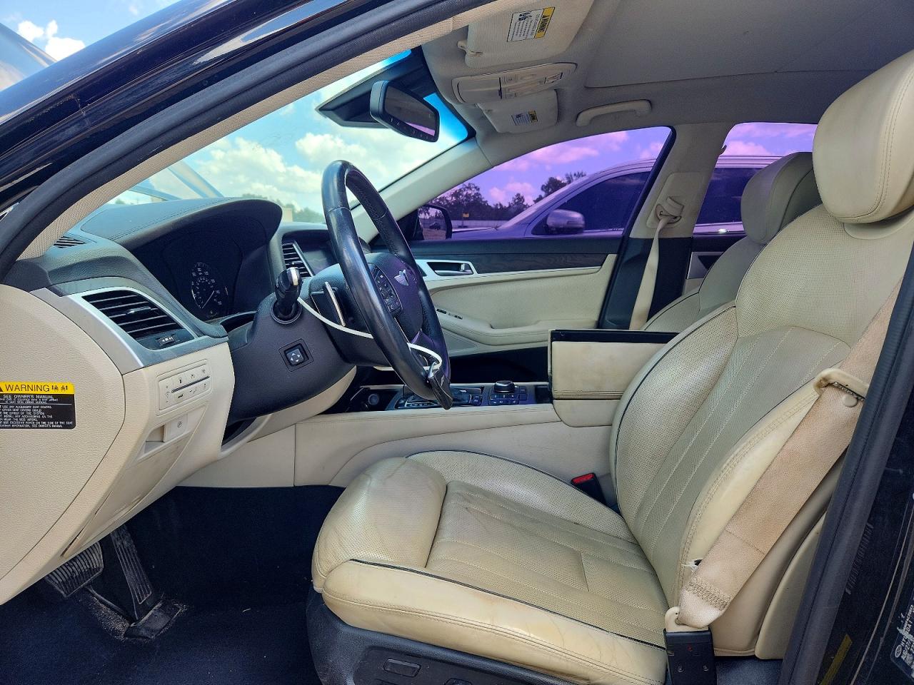 2015 Hyundai Genesis 5.0l Black vin: KMHGN4JF4FU045708
