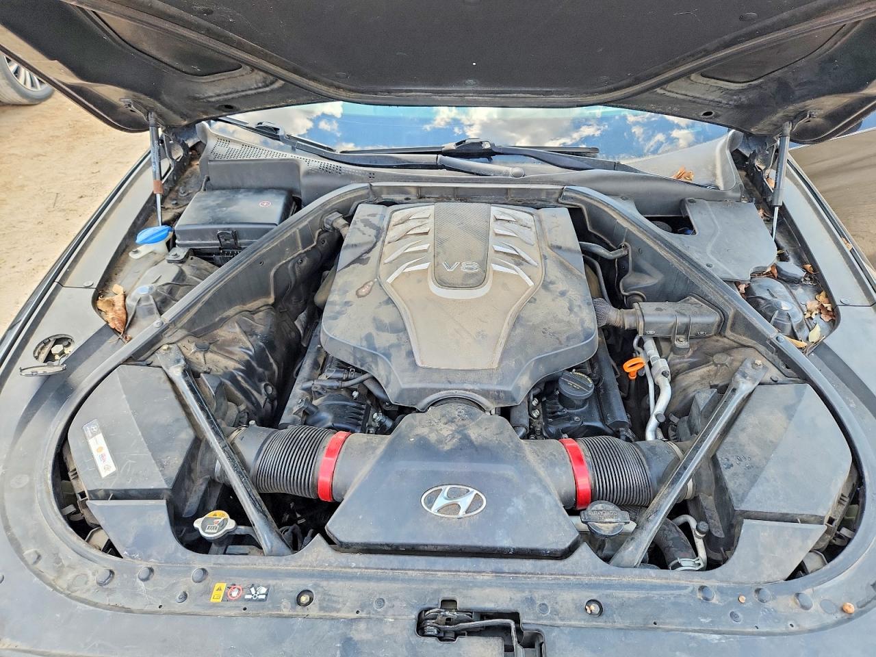 2015 Hyundai Genesis 5.0l Black vin: KMHGN4JF4FU045708