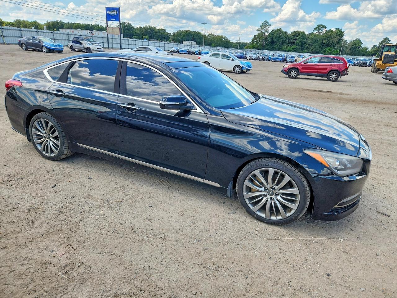 2015 Hyundai Genesis 5.0l Black vin: KMHGN4JF4FU045708