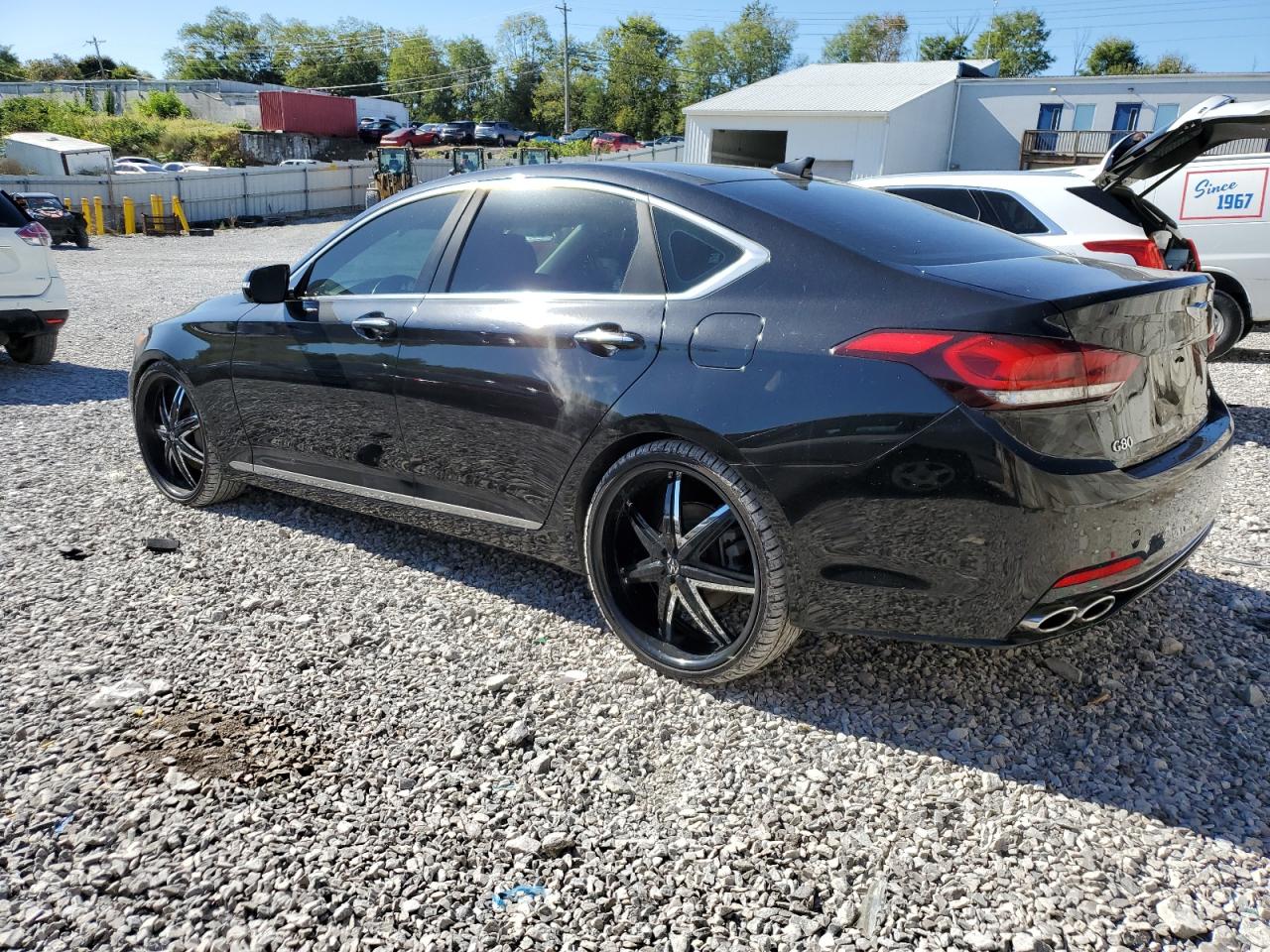 2018 Genesis G80 Ultimate Black vin: KMHGN4JF4JU239874