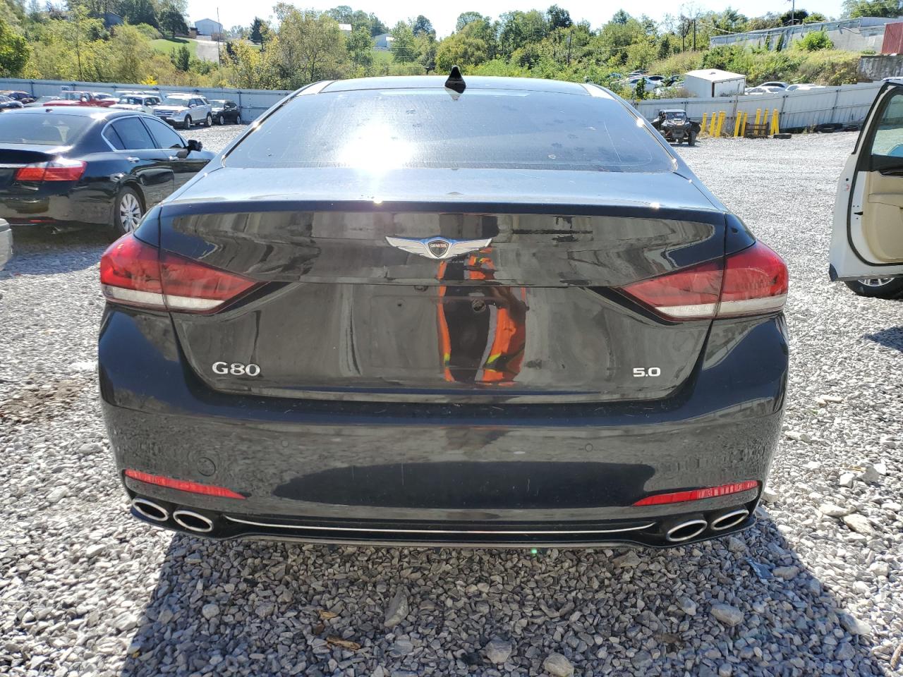 2018 Genesis G80 Ultimate Black vin: KMHGN4JF4JU239874