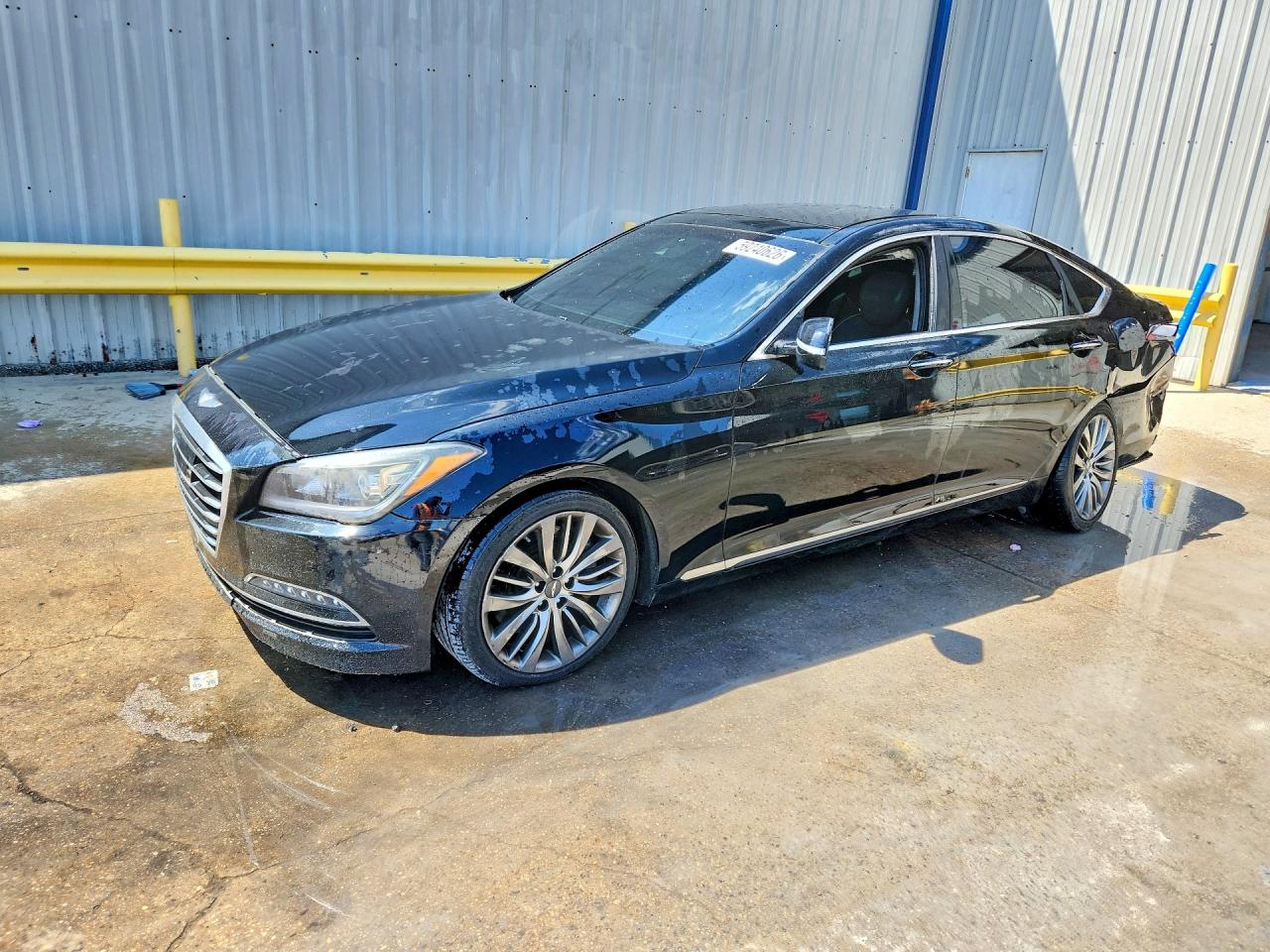 2015 Hyundai Genesis 5.0l Black vin: KMHGN4JF5FU016735
