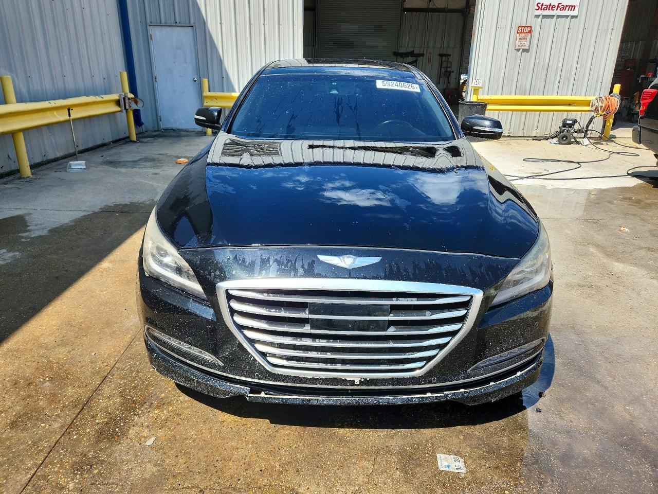 2015 Hyundai Genesis 5.0l Black vin: KMHGN4JF5FU016735