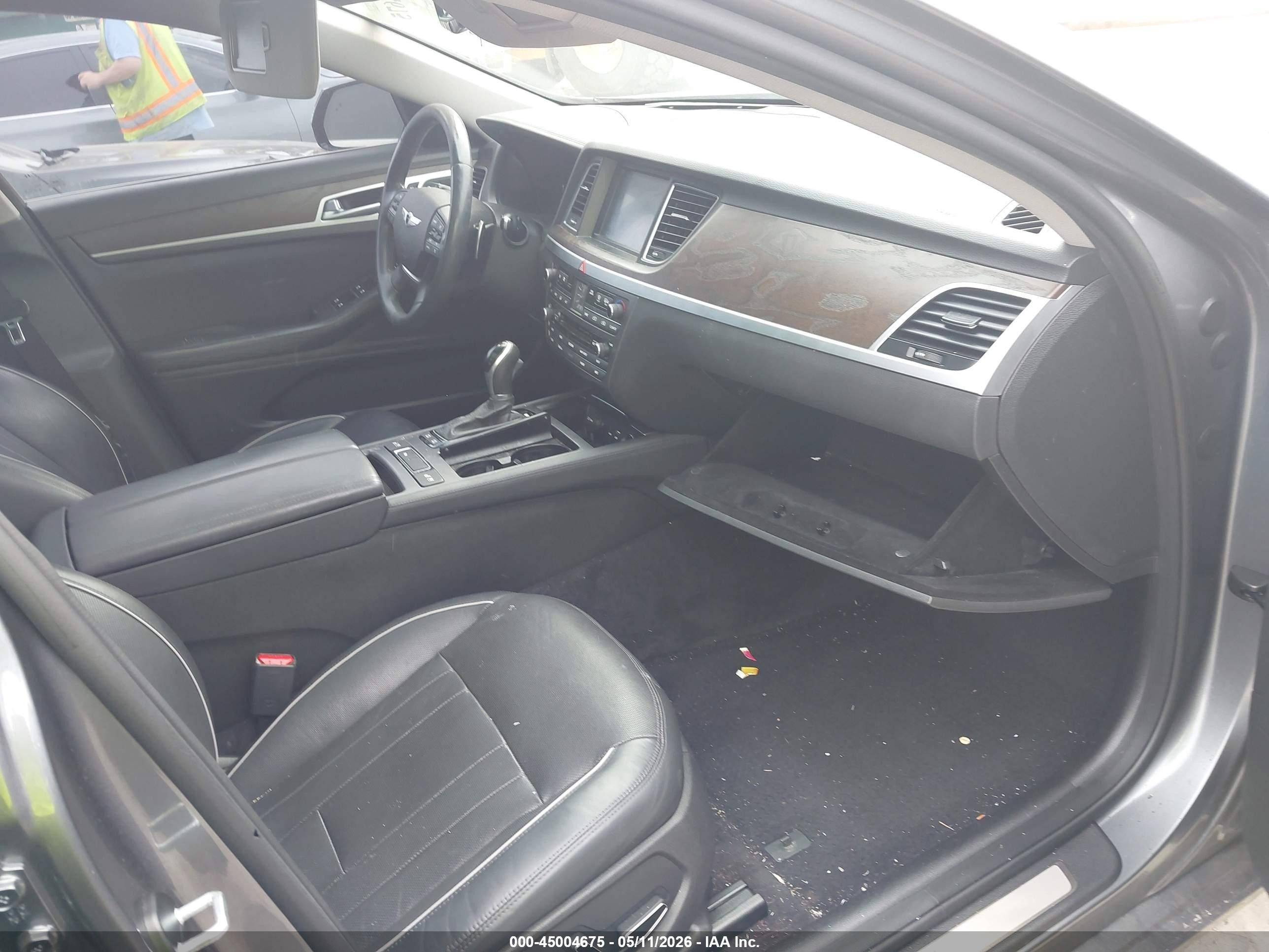 2015 Hyundai Genesis 5.0 Gray vin: KMHGN4JF5FU072755