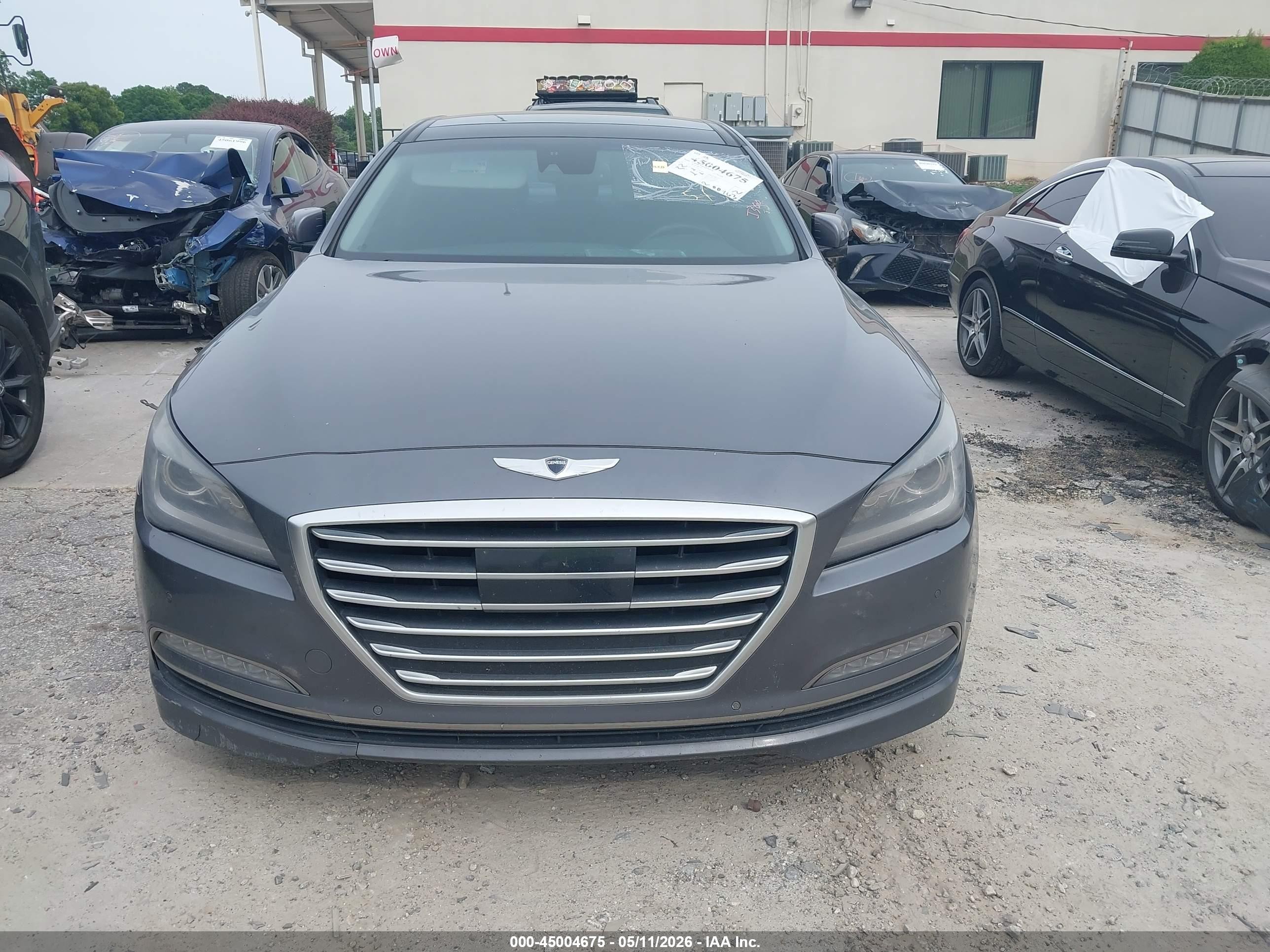 2015 Hyundai Genesis 5.0 Gray vin: KMHGN4JF5FU072755